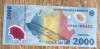 BNKRO05 Romania 2000 lei 1999 Eclipsa (prima bancnota de polymer) 005A