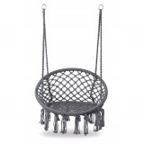 Hamac brazilian, tip scaun, gri, max 150 kg, 120x80x60 cm, Chomik