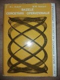 Bazele cercetarii operationale- R. L. Ackoff, M. W. Sasieni