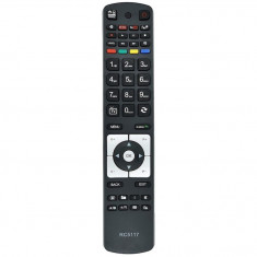 Telecomanda pentru TV Digihome, Akai, Polaroid, Celcus RC5117, x-remote, Universal, Netflix, YouTube, Negru