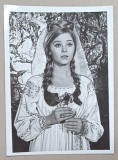 ACTRITA ANA SZELES IN FILMUL &#039; TINERETE FARA BATRANETE &#039; , FOTOGRAFIE PENTRU PRESA , 1969