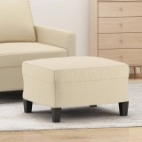 VidaXL Taburet, crem, 60x50x41 cm, material textil