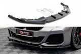 Spoiler Maxton Design versiunea 1 potrivit pentru bara de protectie frontala M-Technik pe BMW Seria 5 G30 sedan, G31 break dupa 2020, lac negru Perfor