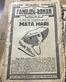 DER FAMILIEN ROMAN , Mata Hari, edt Eminescu, Cernauti Pret 3 lei, Nr 52
