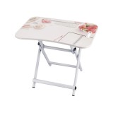 Cumpara ieftin Masa pliabila fier mdf multicolor 60 x 40 x 52 cm