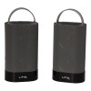 Boxa Portabila LTC 2x10W Bluetooth, Autonomie 3H, USB, AUX, Design Unic, Negru