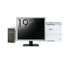 Pachet Calculator Asus Celtic R2200, AMD Ryzen 3 2200G 3.50GHz, 8GB DDR4, 256GB SSD + Monitor 19&amp;quot;+ Imprimanta Brother HL-L6300DW NewTechnology Me