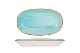 Bonna Placa de service - Aqua - Por&Aring;&pound;elan - 24x14 cm - set de 2