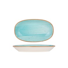 Bonna Placa de service - Aqua - Por&Aring;&pound;elan - 24x14 cm - set de 2
