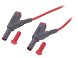 Cablu de Măsurare 16A cu Mufe Banană 4mm PVC