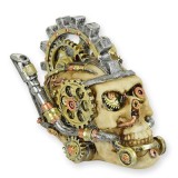 Statueta STEAMPUNK cu un craniu cu evacuare SP-4, Abstract