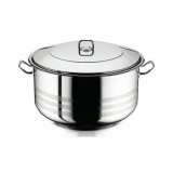 Oala inox 45L Arian 45x30cm Perfect Home - Profesionala, Capac, Plita Gaz/Electric/Ceramic
