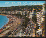 CPIB 16679 CARTE POSTALA - COASTA DE AZUR, NICE. LA PROMENADE DES ANGLAIS, Circulata, Fotografie