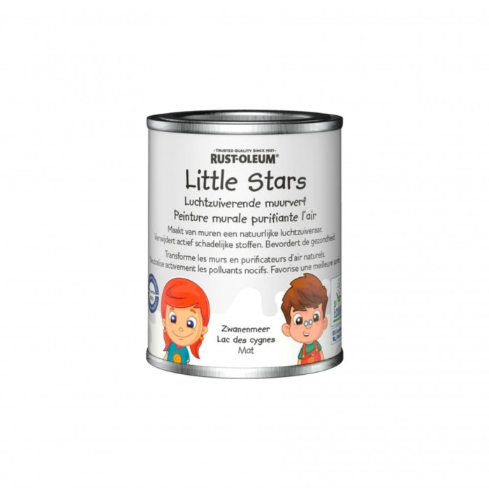 Vopsea lavabila, Rust-Oleum, Little Stars, Swan Lake, Alb, 125 ml
