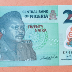 20 Naira 2006 Bancnota veche Africa - Nigeria - stare foarte buna UNC