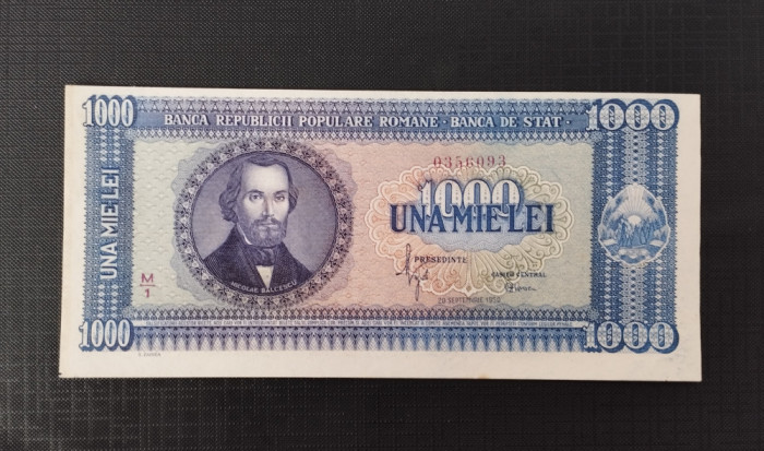 ROM&Acirc;NIA 1000 LEI -1950-P87-EROARE UNC