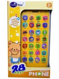 Telefon interactiv copii Learning Phone 28 taste muzica lumini functie de inregistrare redare