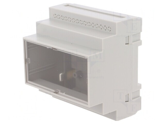Carcasă DIN 90x87x65mm ABS Gri UL94V-0