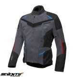 Cumpara ieftin Geaca (jacheta) barbati pentru scuter - motocicleta Touring Seventy vara model SD-JT70 Atacama culoare: gri/albastru/rosu Gri/albastru/rosu M