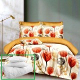 Pachet promo lenjerie pat finet 6 piese + 2 perne + pilota (m406)