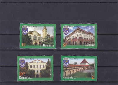 ROMANIA 2021 - ORASELE ROMANIEI-TARGU MURES, MNH - LP 2337 foto