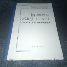 NASS ANDREI - INDREPTAR PENTRU LUCRARI CLINICE DE STOMATOLOGIE TERAPEUTICA