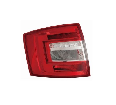 Lampa spate SKODA OCTAVIA III (5E), 03.2017-09.2020, partea stanga, DEPO, Type= STANDARD LED; H21W; fara suport bec, Model COMBI, Estate, foto