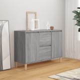 vidaXL Servantă, sonoma gri, 103,5x35x70 cm, lemn prelucrat