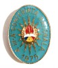 INSIGNA PIONIER A TREIA CONFERINTA NATIONALA 1975 EMAIL RECE PIONIERI, Romania de la 1950