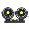 Ventilator Auto Dublu, 15W, 2 Trepte, 360 grade, racire instanta