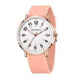 Ceas Dama Lige 89168 Rose-Alb , Design Fashion, Functii Multiple, Cronograf, Rezistent la Apa 3ATM