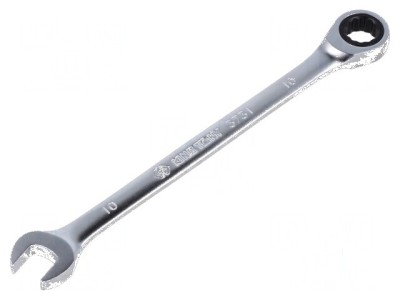 Cheie combinată cu piedică și articulație 10mm, lungime 158mm foto