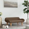 Pat caine Gossi, 70x40x24 cm, Maro, Textil, Confortabil, Cadru lemn, Design elegant, Animale de companie talie mica