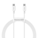Baseus - Data Cable Superior Series (CATYS-B02) - Type-C to Type-C, 100W, 1m - White