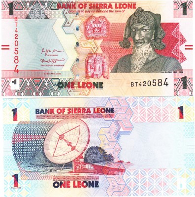 Sierra Leones 1 Leone P-New 2022 UNC foto