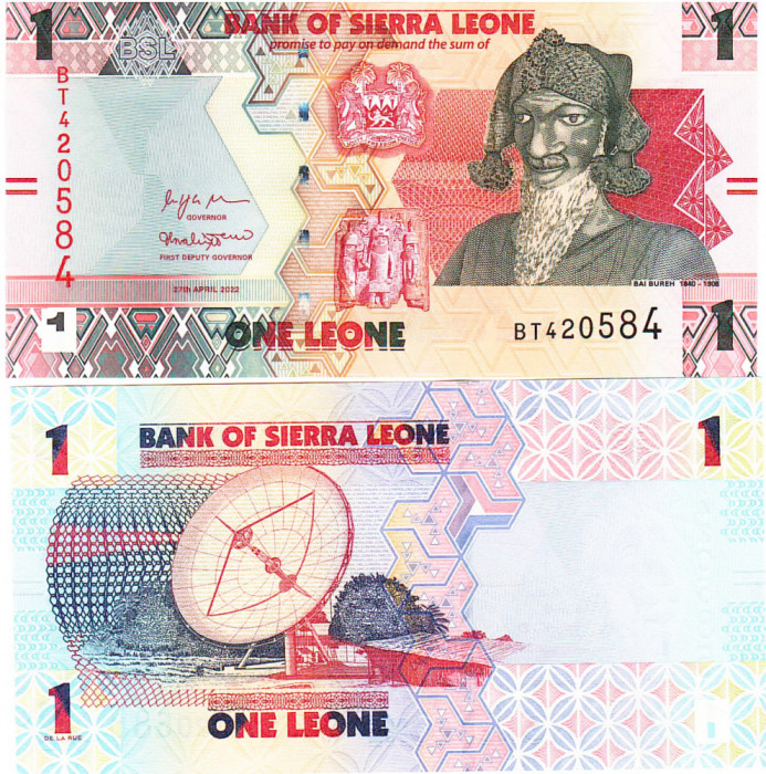 Sierra Leones 1 Leone P-New 2022 UNC