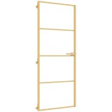 Cumpara ieftin Usa de interior Slim auriu 83x201,5cm sticla temperata/aluminiu