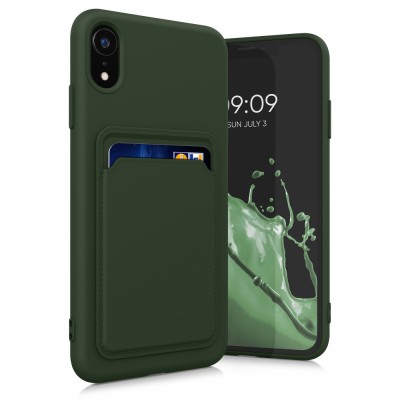 Husa pentru Apple iPhone XR, Silicon, Verde, 55116.80, kwmobile foto