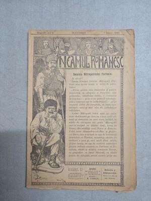 Neamul Rom&amp;acirc;nesc nr. 2/07.01.1909 - N. Iorga foto