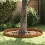 VidaXL &Icirc;mprejmuire pentru gazon 4 pcs Ruginit 450 x 20 cm 868033