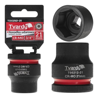 Cheie tubulara de impact in 6 puncte, 3 / 4&amp;quot;, 21 mm, Tvardy T00212-21 foto