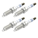 Set 4 bujii scanteie Bosch pentru Nissan Cube, Micra, Note, Qashqai, Tiida, X-Trail