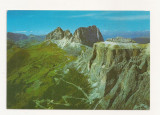 FA39 -Carte Postala- ITALIA - Dolomiti, Strada al Passo Sella, necirculata, Fotografie