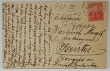LUGOJ , IZABELA - PLATZ , CLADIRI CU MAGAZINE LA PARTER , CARTE POSTALA ILUSTRATA , 1918