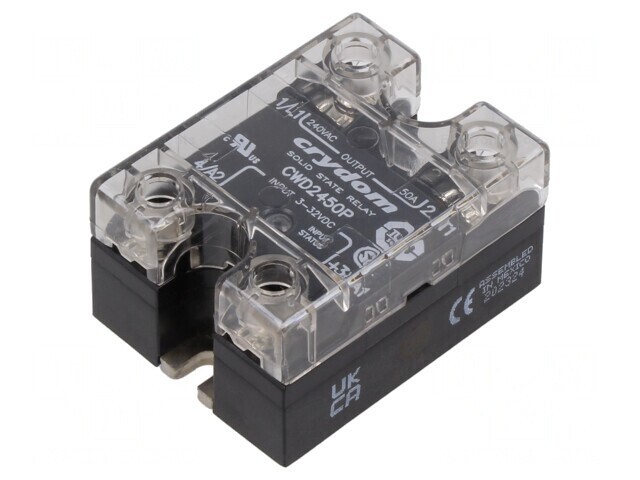 Releu Semiconductor 50A 1-Fazat 3-32VDC 24-280VAC