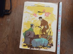 AFISE- PREVENIREA INCENDIILOR, CCA 1955-1960 *** PRET PENTRU UN SINGUR AFIS !