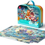 PUZZLE GEANTA CADOU 359 PIESE EFECT LUMINOS UNIVERS 5+ DELI