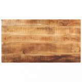 vidaXL Blat masă, 100x50x3,8 cm, dreptunghiular, lemn masiv mango brut