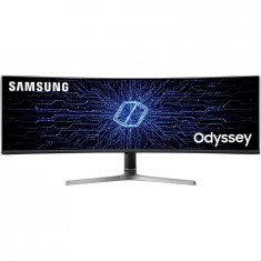 Monitor curbat LED VA Samsung 49, Dual QHD, Display Port, 120Hz, FreeSync, Vesa, Negru