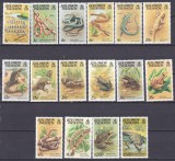 DB1 Fauna Reptile 1979 Ins. Solomon 16 v. MNH, Nestampilat